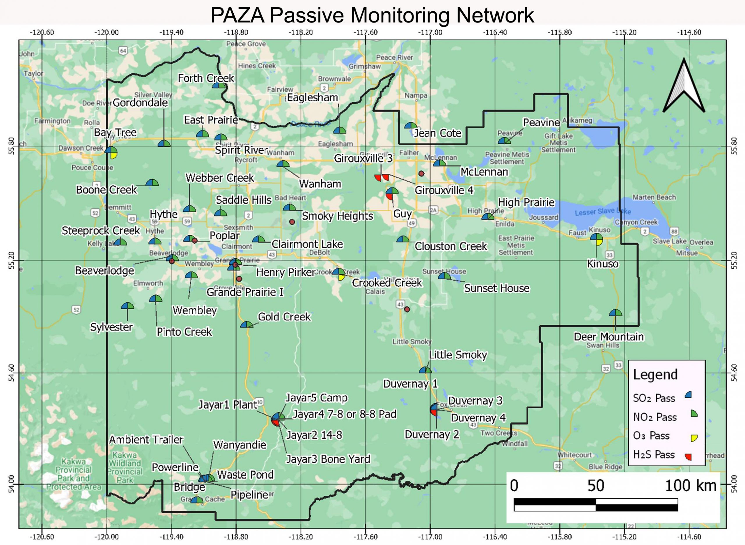 PAZA Region Overview Map